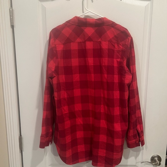 Tuckernuck Poppy Red Checkered Josie blouse Size XXL - Picture 4 of 6